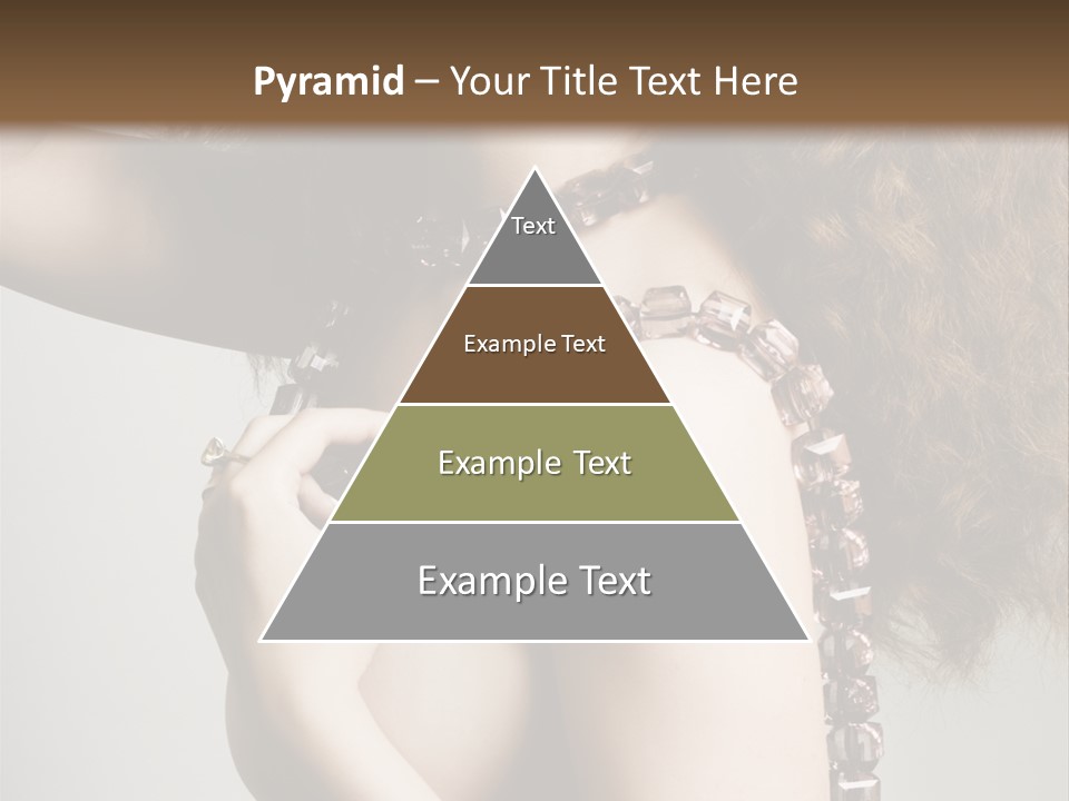 Wraparound Female Head PowerPoint Template