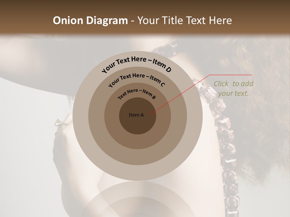 Wraparound Female Head PowerPoint Template