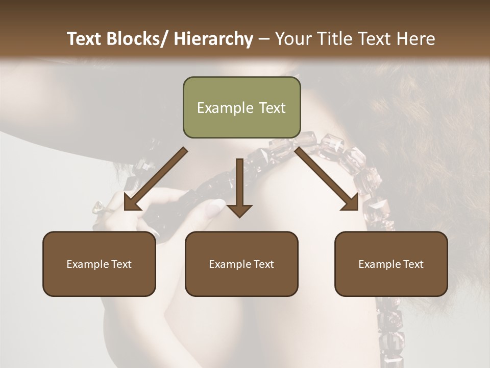 Wraparound Female Head PowerPoint Template