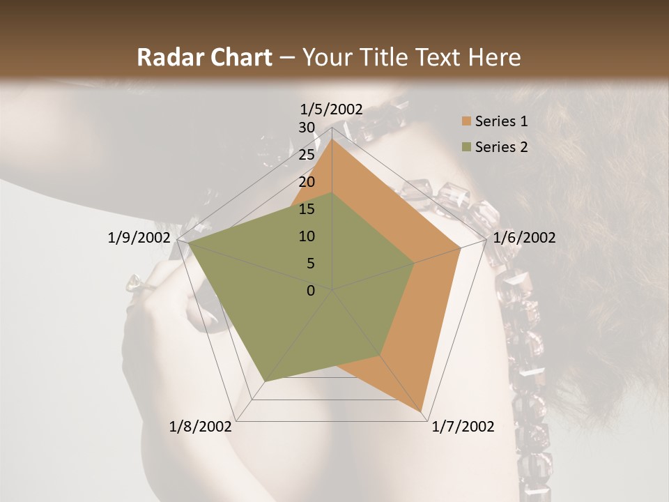 Wraparound Female Head PowerPoint Template