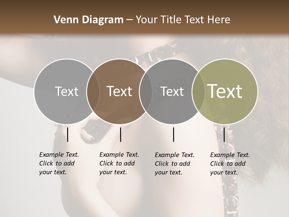 Wraparound Female Head PowerPoint Template