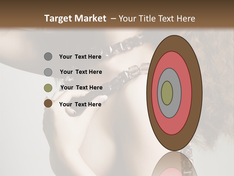 Wraparound Female Head PowerPoint Template