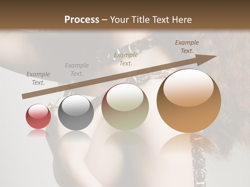 Wraparound Female Head PowerPoint Template