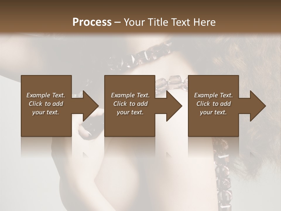 Wraparound Female Head PowerPoint Template