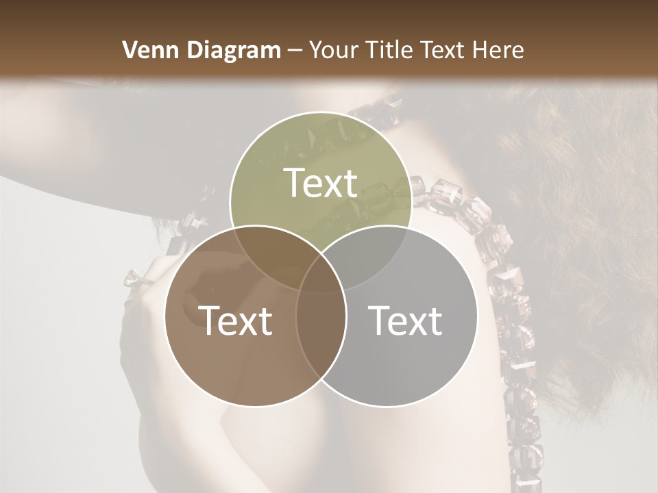 Wraparound Female Head PowerPoint Template