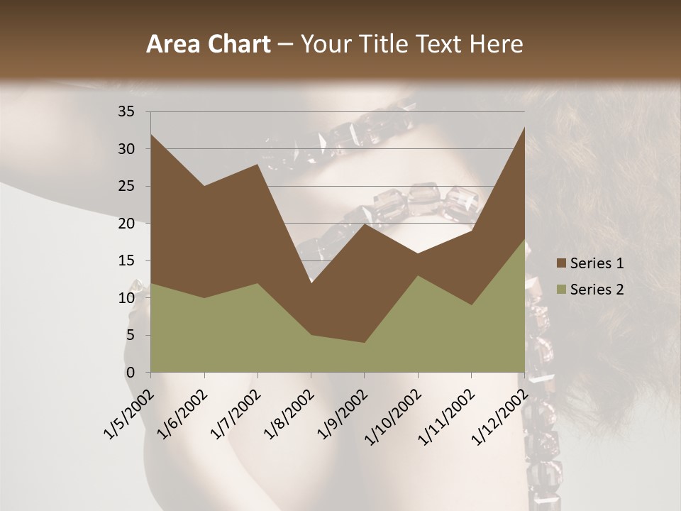 Wraparound Female Head PowerPoint Template