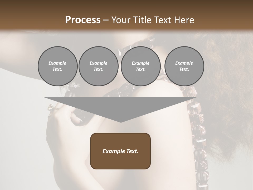 Wraparound Female Head PowerPoint Template