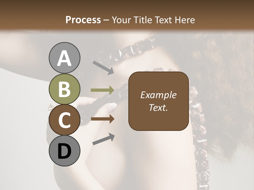 Wraparound Female Head PowerPoint Template