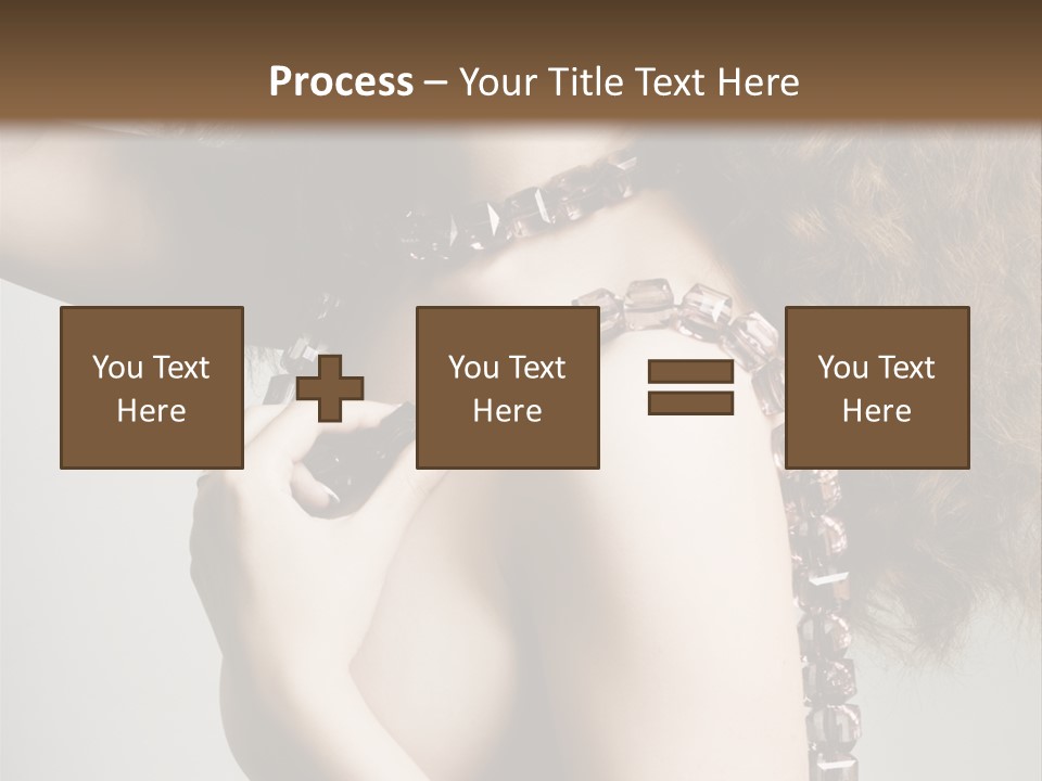 Wraparound Female Head PowerPoint Template