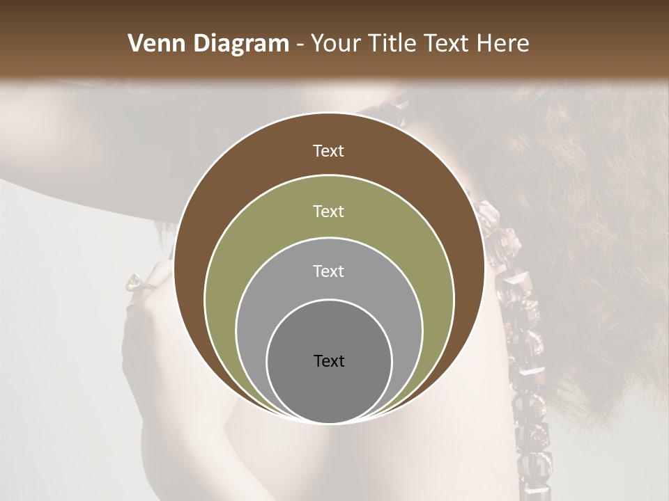 Wraparound Female Head PowerPoint Template