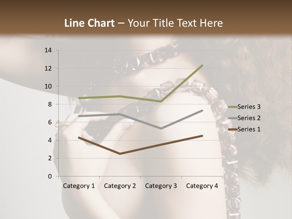 Wraparound Female Head PowerPoint Template