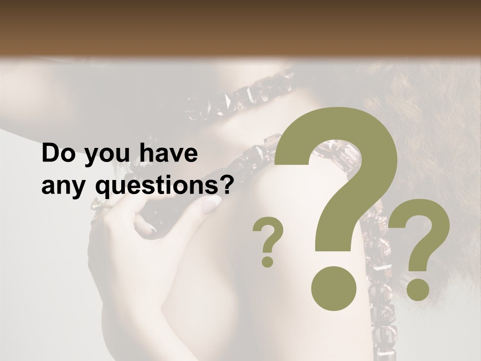 Wraparound Female Head PowerPoint Template