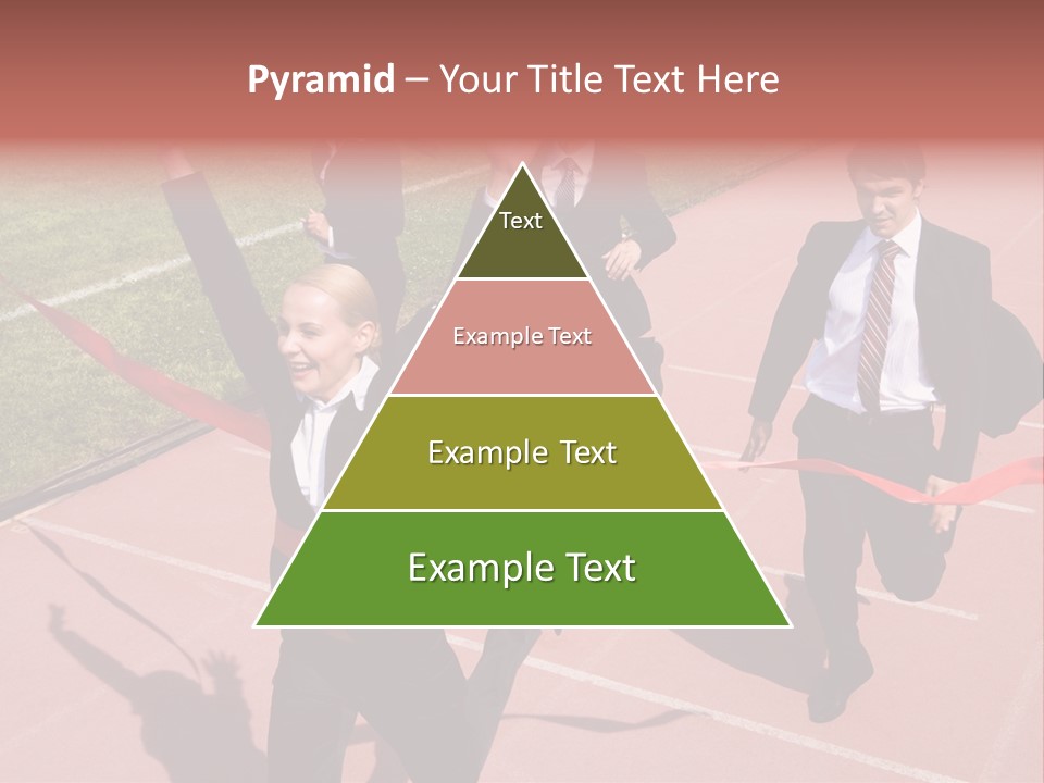 Crossing The Finish Line PowerPoint Template