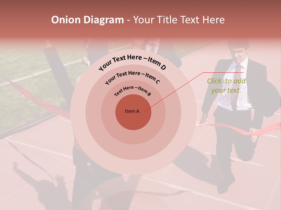 Crossing The Finish Line PowerPoint Template