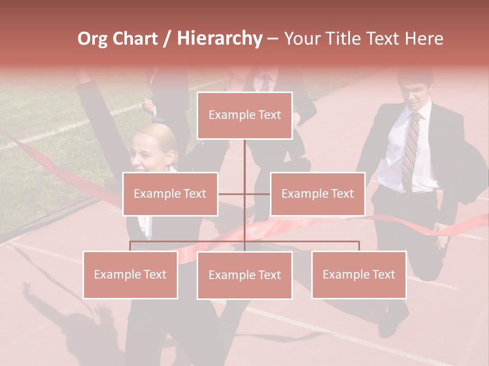 Crossing The Finish Line PowerPoint Template