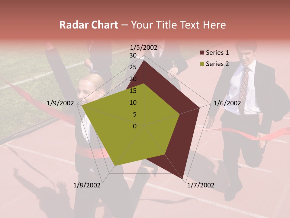 Crossing The Finish Line PowerPoint Template