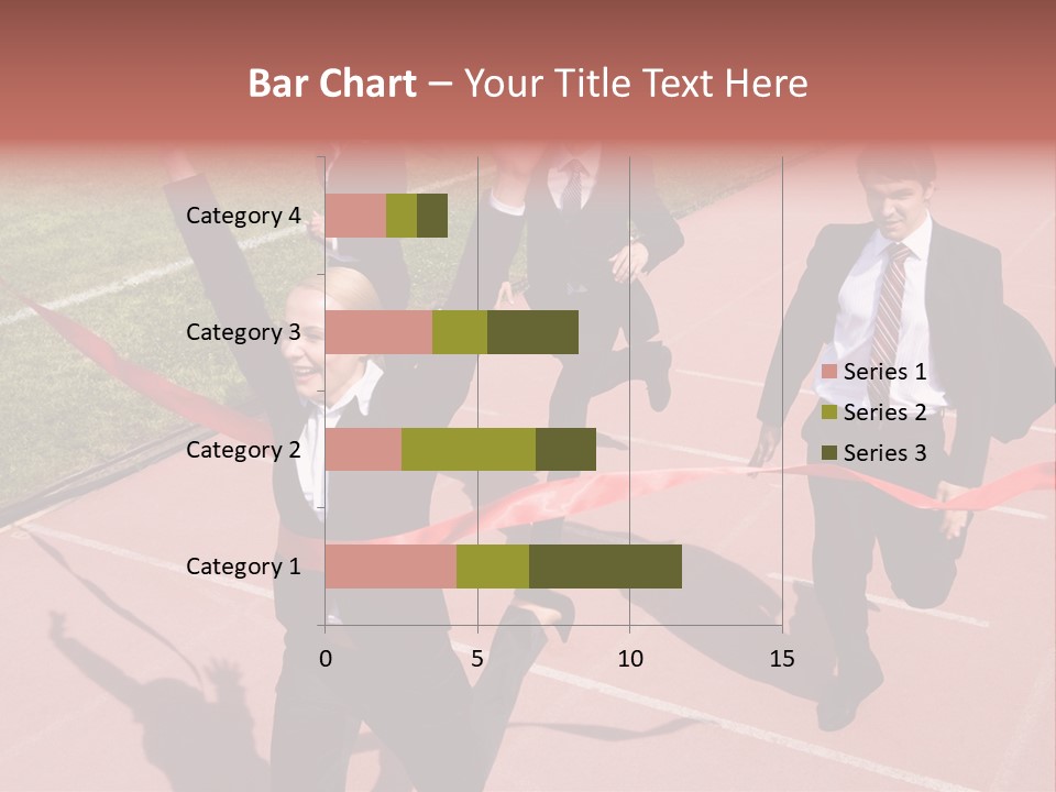Crossing The Finish Line PowerPoint Template