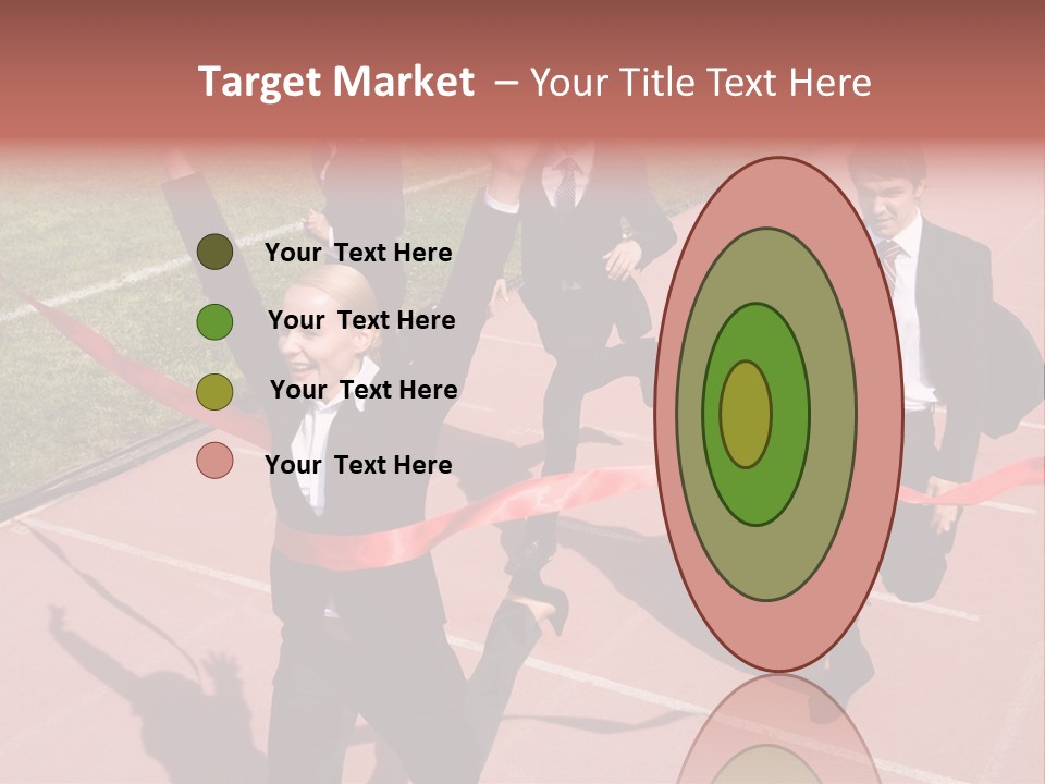 Crossing The Finish Line PowerPoint Template