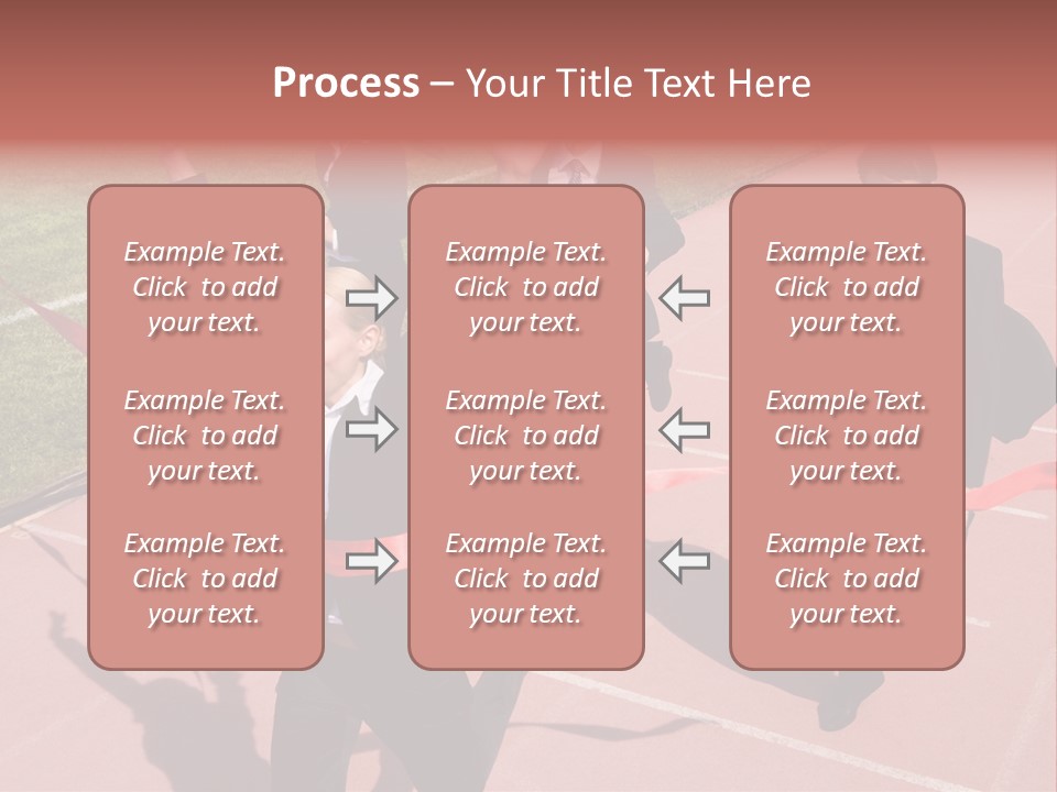 Crossing The Finish Line PowerPoint Template