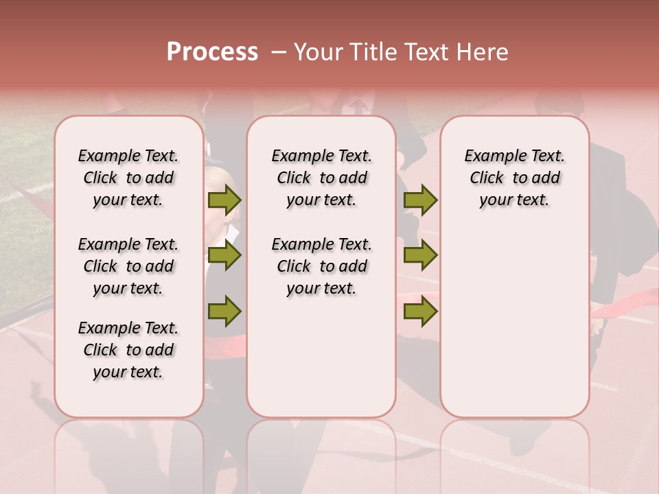 Crossing The Finish Line PowerPoint Template