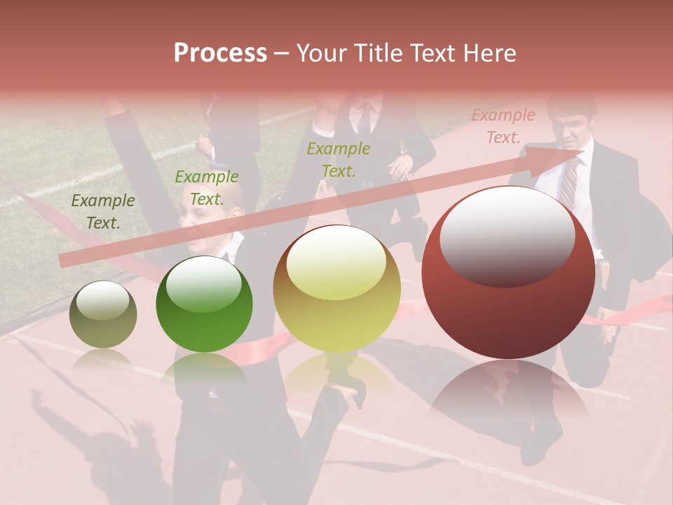 Crossing The Finish Line PowerPoint Template