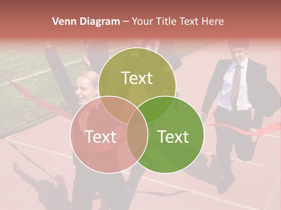 Crossing The Finish Line PowerPoint Template