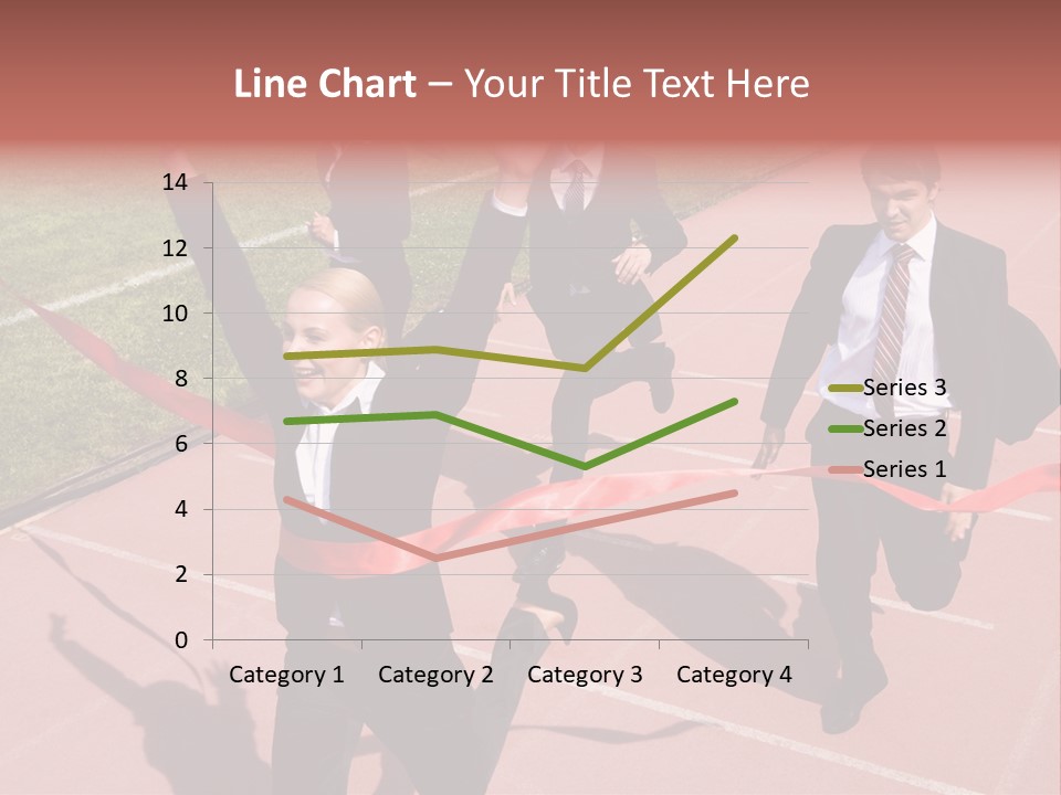 Crossing The Finish Line PowerPoint Template
