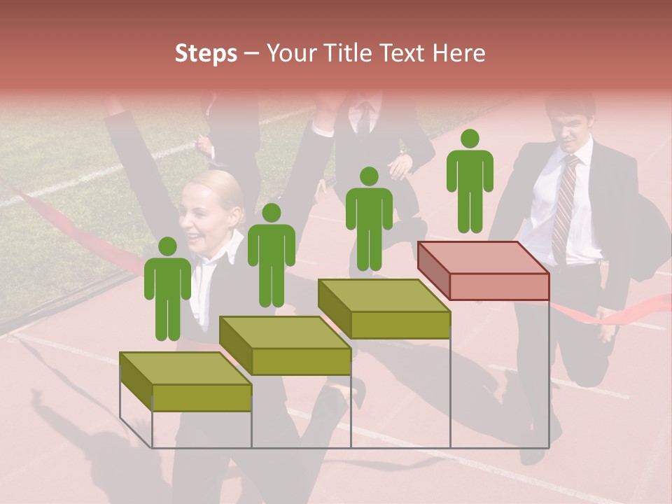 Crossing The Finish Line PowerPoint Template