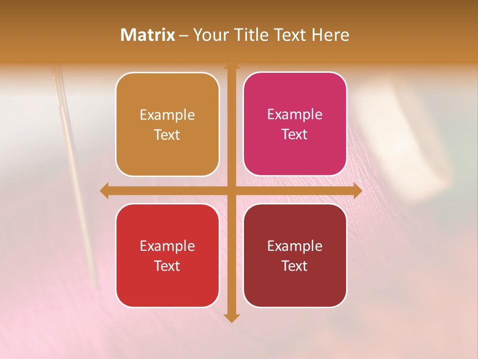 Fashion Color Darn PowerPoint Template