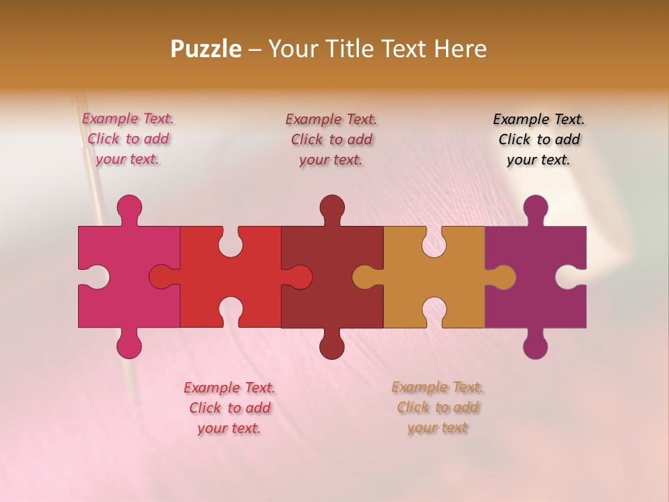 Fashion Color Darn PowerPoint Template