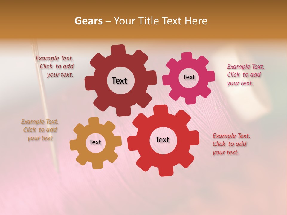 Fashion Color Darn PowerPoint Template