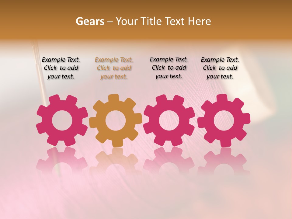 Fashion Color Darn PowerPoint Template