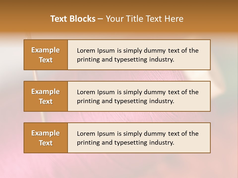 Fashion Color Darn PowerPoint Template