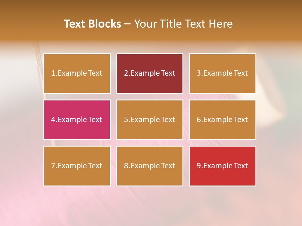 Fashion Color Darn PowerPoint Template