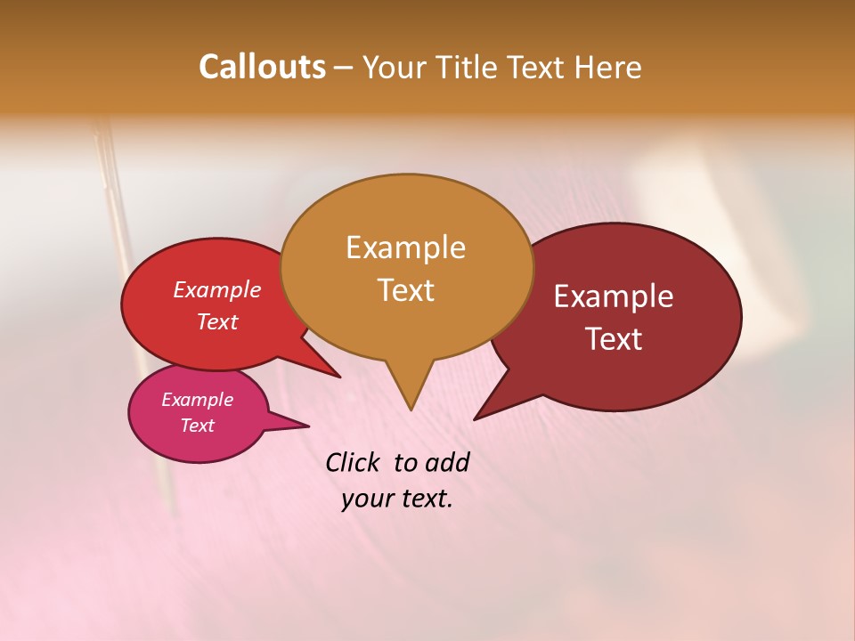Fashion Color Darn PowerPoint Template