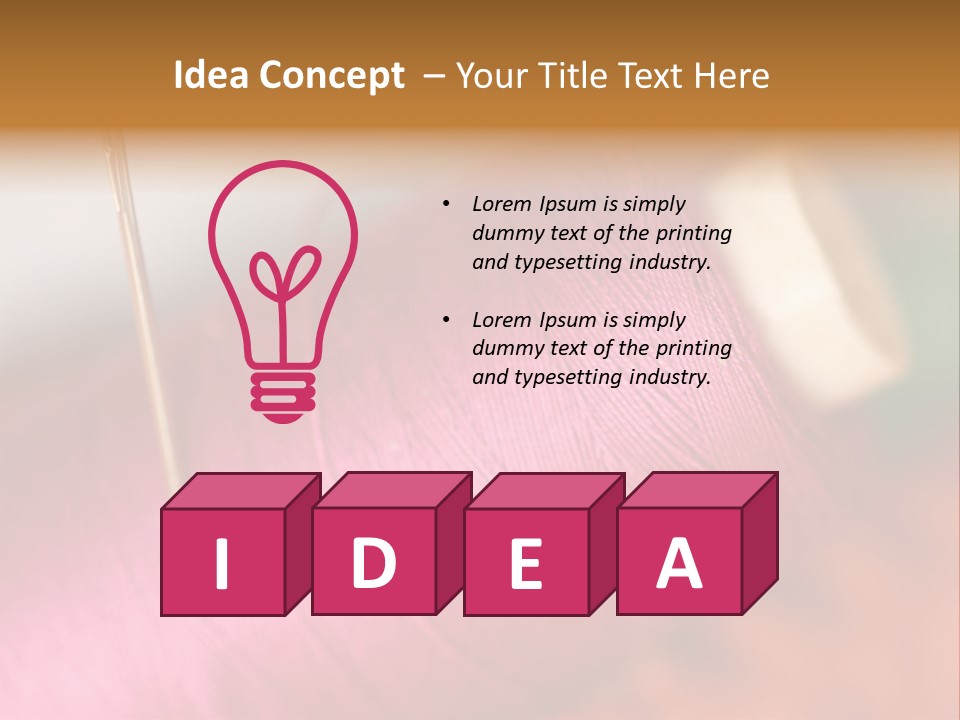 Fashion Color Darn PowerPoint Template