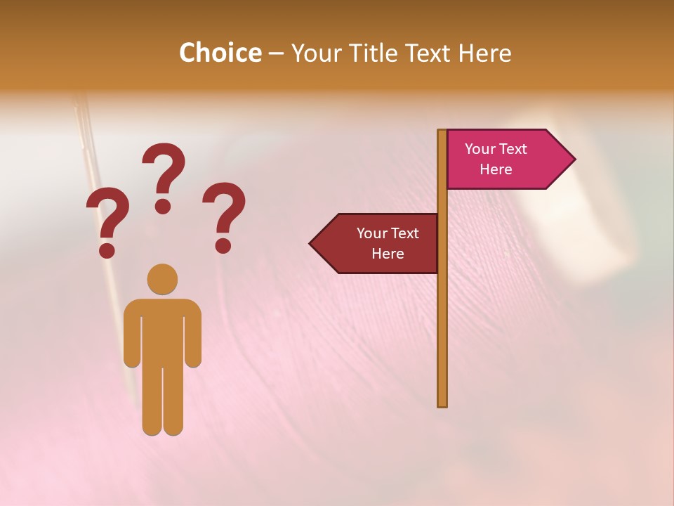 Fashion Color Darn PowerPoint Template