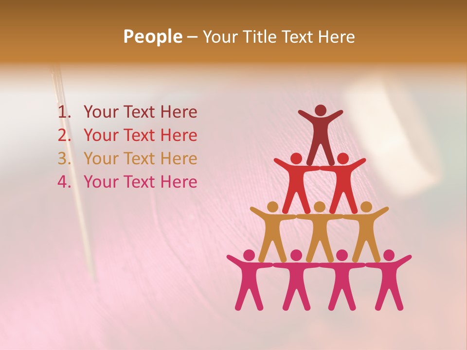 Fashion Color Darn PowerPoint Template