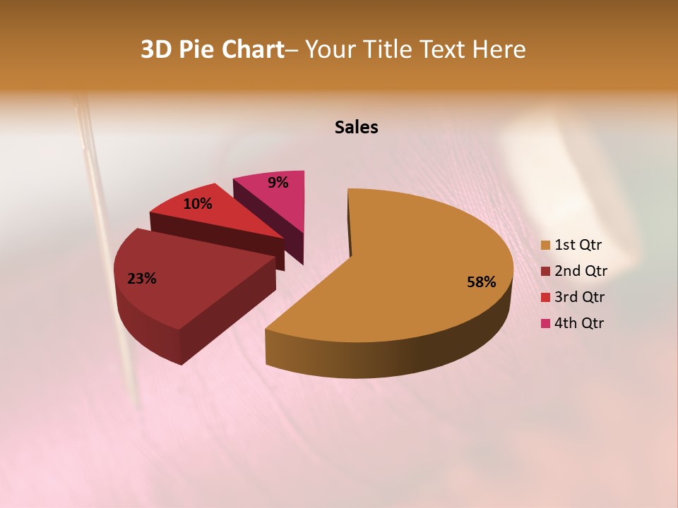 Fashion Color Darn PowerPoint Template