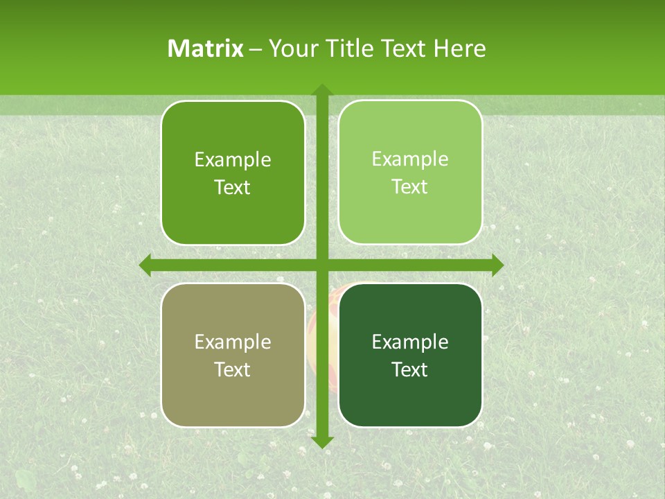 Background Outdoors Ball PowerPoint Template
