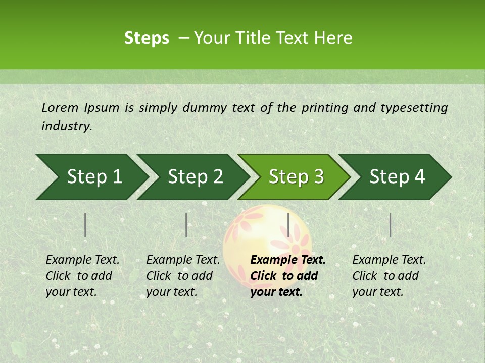 Background Outdoors Ball PowerPoint Template