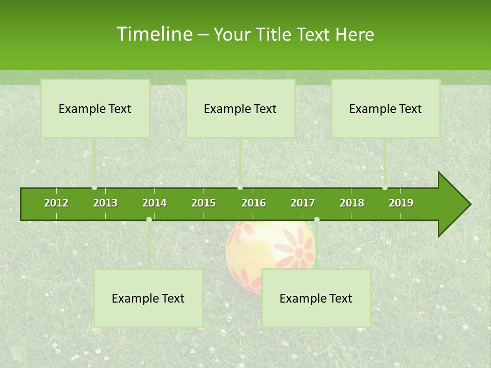 Background Outdoors Ball PowerPoint Template