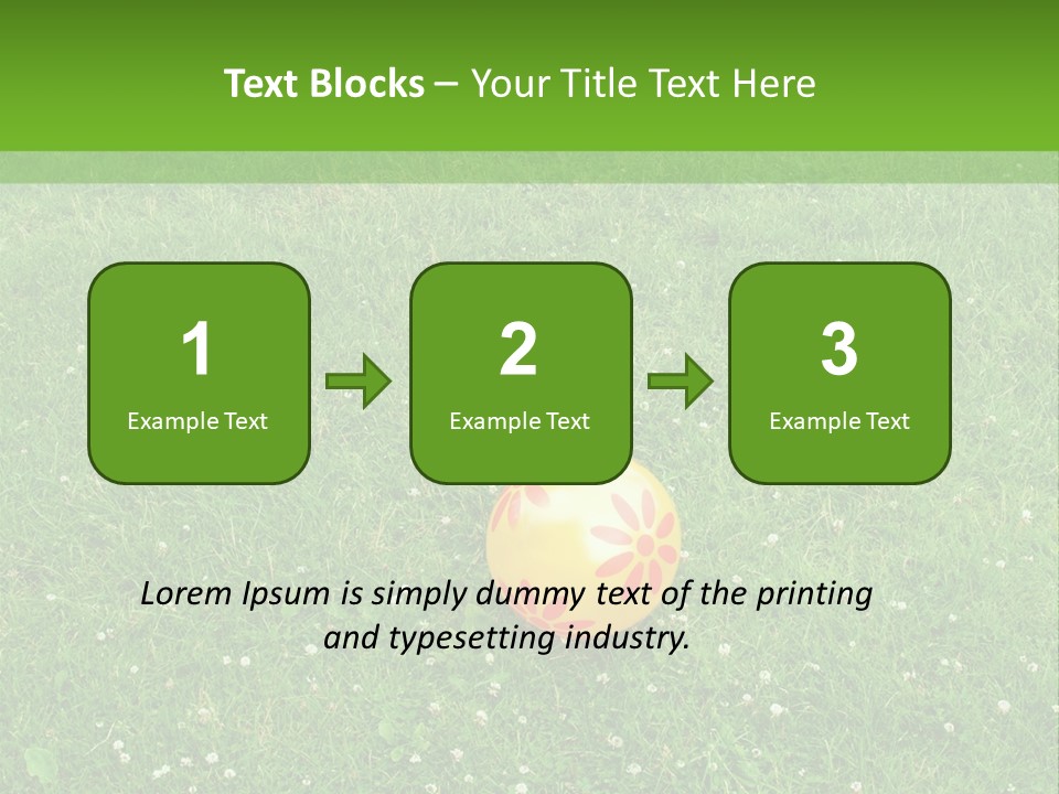 Background Outdoors Ball PowerPoint Template