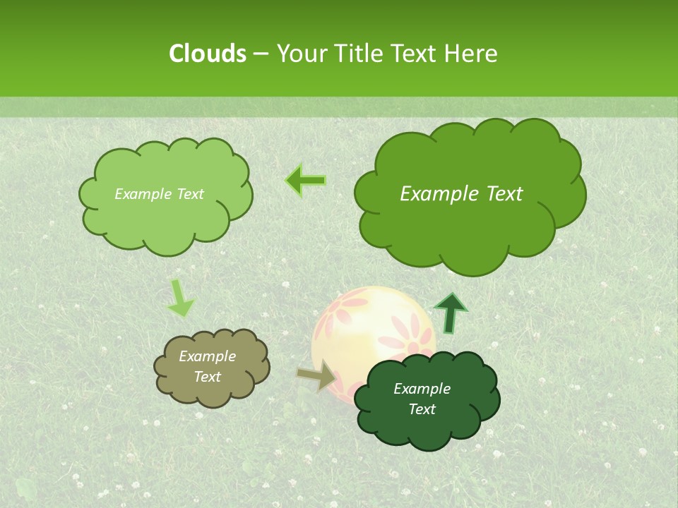 Background Outdoors Ball PowerPoint Template