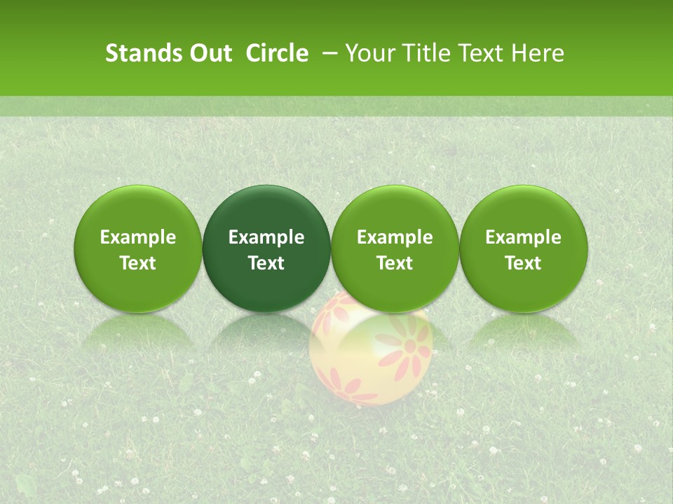 Background Outdoors Ball PowerPoint Template
