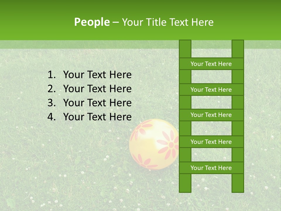 Background Outdoors Ball PowerPoint Template