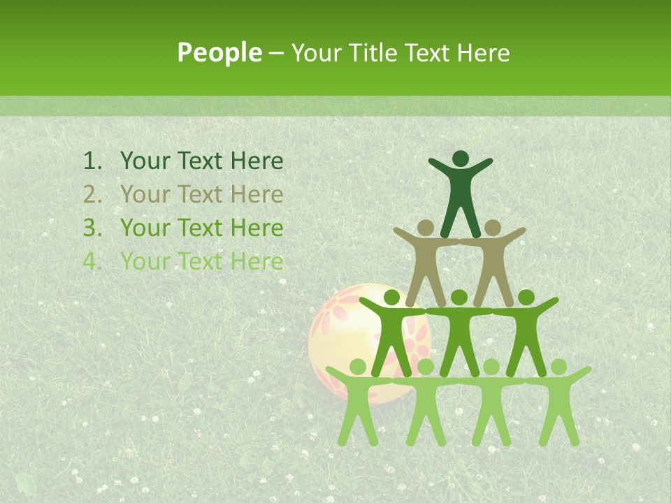 Background Outdoors Ball PowerPoint Template