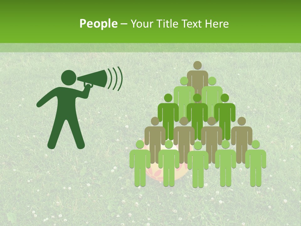 Background Outdoors Ball PowerPoint Template