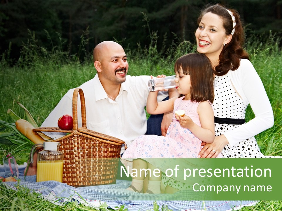 Dad Family Lawn PowerPoint Template