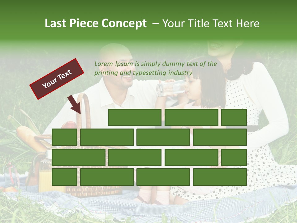 Dad Family Lawn PowerPoint Template